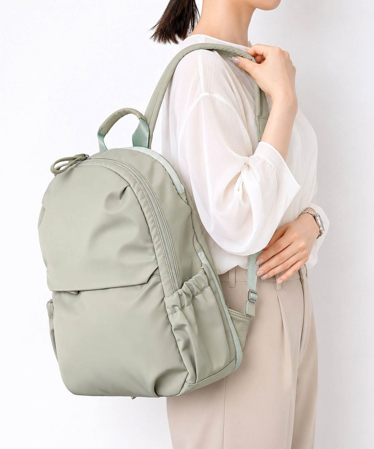 IS/IT ニュアンス 2層リュック A4（エキスパンダブル／約14L：最大約19L）｜リュック｜No.976721-2